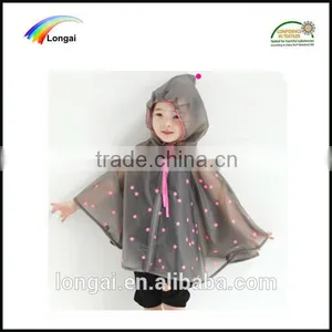 2016 Hotsale Outdoor Poncho Kids Raincoat thumbnail-2