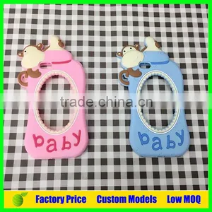 Monkey Baby Feeder Custom Silicone Mobile 3d Phone Case for Iphone 6 6plus Cell Phone Back Cover Case thumbnail-4