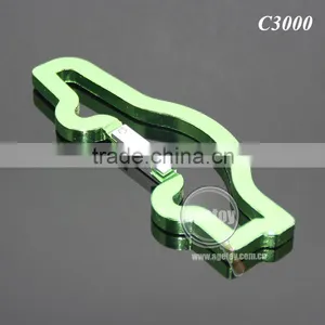 Random Mix Multicolor Aluminum Alloy Spring Clip Buckle Wholesale Metal Mini Car Shape Carabiner thumbnail-3