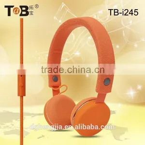 2015 Comsumer Electronics Cute Colorful Slim Fashion Headphone for Girls With Inline Mic thumbnail-2