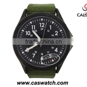 Special Dial With 24 Numbers Men Watch Design in Nylon Band thumbnail-1