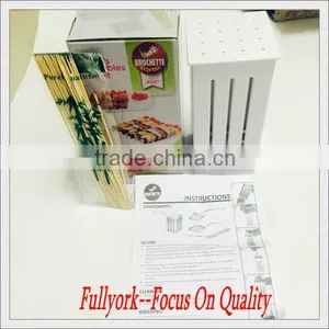 Brochette Express As Seen On TV Skewers Food Slicer BBQ Grill Shish Kabab Maker thumbnail-2