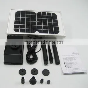 Portable Solar Fountain Pump Kit Submersible Water Pump 12V thumbnail-2