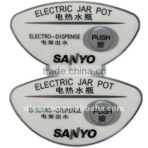 Electric Kettle Tactile Embossing PC Nameplate Label thumbnail-1