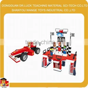 Plastic Racing Car Toys Educational Buliding Block Building Bricks Racing thumbnail-1