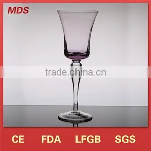 Eco-Friendly Feature Glass Red Crystal Long Stem Wine Glass thumbnail-2