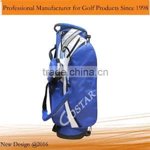 Blue Nylon Golf Stand Bag thumbnail-1