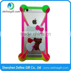Cute 3D Universal Silicon Case, Silicone Bumper, Cell Phone Universal Bumper thumbnail-2