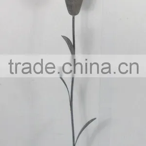 Metal Flower Stick w/ Morning Glory Holder thumbnail-1