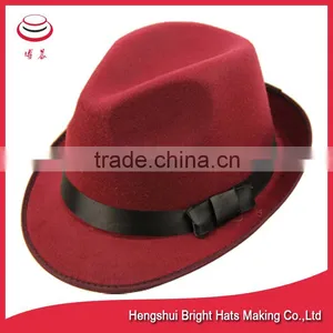 Customized Wool Felt Trilby Hat thumbnail-1