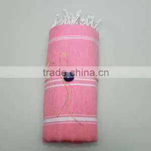 Custom Design 100% Cotton Material 70*150cm Softtextile Fouta Towel for Beach thumbnail-5