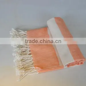 100% Cotton Turkish Towel Bath Hamam Fouta Peshtemal Pestemal Towel thumbnail-3