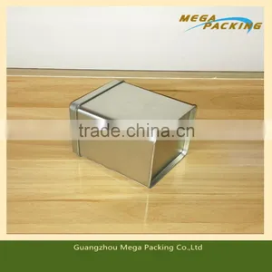 High Quality Small Rectangular Metal Tin Box for Storing Pads/credit Card/business Card thumbnail-1