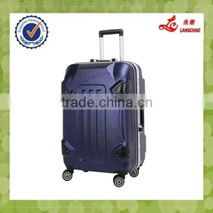 Different Colors China Supplier Eminent Aluminum Trolley Beauty Case PC Luggage Set thumbnail-1