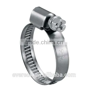 German Type Stainless Steel Air Compressor Hose Pipe Clamp Clip thumbnail-4