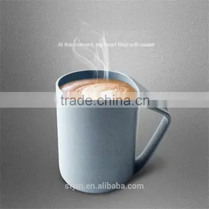 Eco-friendly Wheat Straw Plastic Mug Cup Coffee Mug From China Quality Choice thumbnail-2