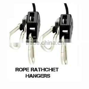 Grow Light Reflector Hanger Hydroponic Heavy Duty Rope Ratchet Hanger thumbnail-1