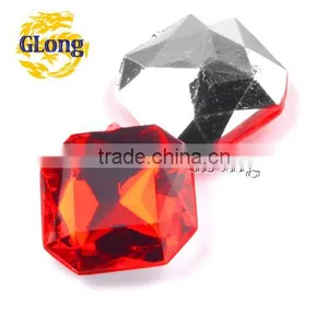 23mm Rectangular Octogon 3D Shape Acrylic Point Back Mix Color Rhinestone Crystal For Bag Garment Shoes #GY012-23P(Mix-s) thumbnail-2