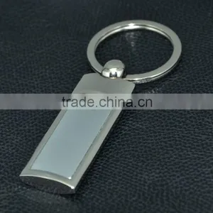 Metal Die Cut Keychains With Embossed Logo thumbnail-2