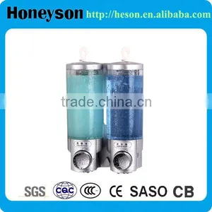 Hotel Bathroom Wall Mount Clear Liquid Soap Dispenser thumbnail-1