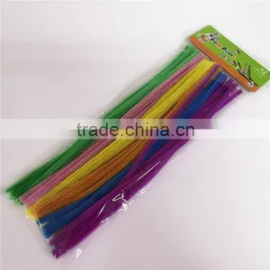 Factory Supply DIY Crafts 0.6*30cm Pipe Cleaners Chenille Stems Toys for Kids or Wedding Party Decoration thumbnail-2