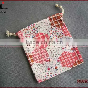 Cloth Drawstring Pouch Bag,Cotton Bag, thumbnail-6