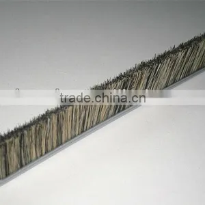 Soft Natural Boar Bristle Door Sealing Strip Brush thumbnail-1