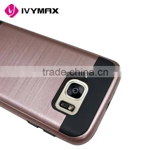 IVYMAX Luxury Brushed Design Soft TPU+PC Case Cover For Samsung Galaxy S7 G930 Phone thumbnail-6