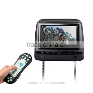 EONON L0290 7" HD Car Headrest Monitor With Built in DVD (Black Color) thumbnail-5