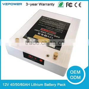 12V40Ah Li-ion Lithium Storage Battery With Flash USB Charger For IPhone Samsung Huawei All Smart Phones Recharger Batteries Car thumbnail-1
