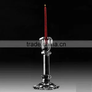Wholesale Clear Crystal Candleholder For Dinner Table Decoration Menorah thumbnail-1