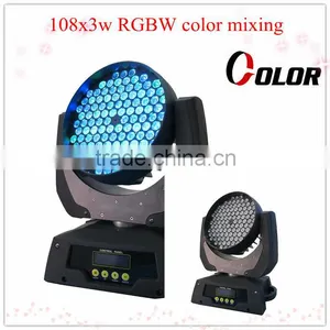 High Brightness 108pcs*3W RGBW Led Moving Head Stage Lighting thumbnail-1