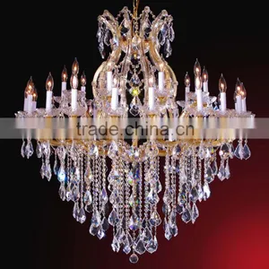 Wedding Hall Decoration Lights Chandelier Crystal Pendants Hand Blown Glass Chandelier 81148 thumbnail-2