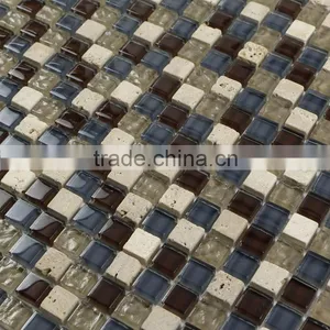 Crystal Glass Mosaic Tile for Decoration NO10 thumbnail-1