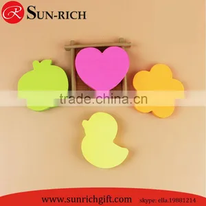 Custom Heart Apple Flower Shape Sticky Notes Post Notes thumbnail-2