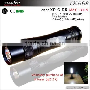 Mini Led Torch Keychain 180lumens LED R5 Five Mode TANK007 TK568 thumbnail-1