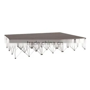 RPStage 4'x4'x8" Carpeted Portable Stage,aluminum Stage,outdoor Concert Stage Sale thumbnail-2