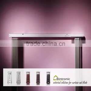 Bintronic Taiwan Home Design Curtain Pole Motorized Vertical Blinds Automatic Motorized Curtain Rail thumbnail-3