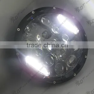 Jeep Wrangler 7inch Led Headlights for 7" Jeep Headlight Led hi Low Jeep jk Led Headlights thumbnail-6