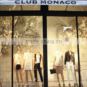 Artificial Plant Retail Store Window Display Design thumbnail-1
