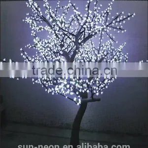 2.5m High Simulation Led Artificial Cherry Blossom Tree With Leaves For Decoration thumbnail-4