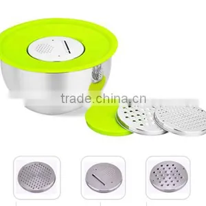 Stainless Steel Mixing Bowls, 18/10 Material, Set of 3, CE Series, Black thumbnail-3
