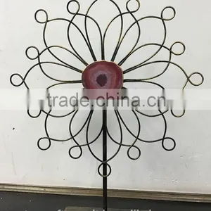 Sunburst Agate Metal Decor thumbnail-1