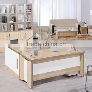 Fashionable L Shape Wooden Executive Office Table thumbnail-2