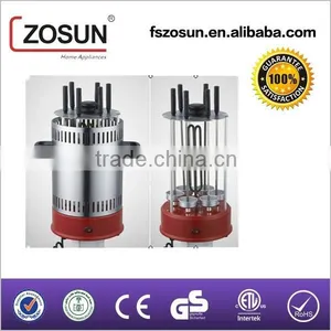 ZS-705 6Skewers Cast Iron Grill For Barbecue thumbnail-4