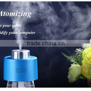 Factory Direct 5V USB Ultrasonic Bottle Caps Air Purifier / Air Cleaner /air Freshener /for Best Promotion Gift thumbnail-2