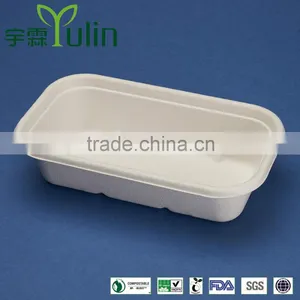 BX-09 050 Disposable 100% Biodegradable Sugarcane Food Container Quality Choice thumbnail-1
