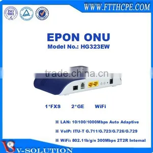 2GE+1FXS+WiFi EPON ONU VoIP Home Gateway for FTTH Network Solution thumbnail-2