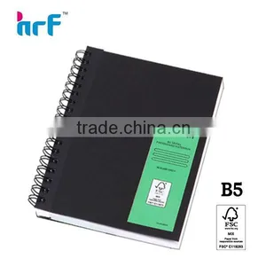 BLACK SPIRAL PRESSBOARD NOTE BOOK thumbnail-1