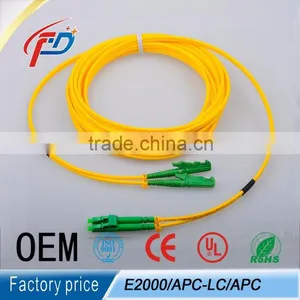Duplex E2000/APC-E2000/APC Fiber Optic Cable Patch Cord thumbnail-3